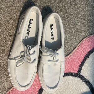 Timberland Classic White Boat Shoes